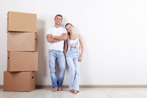 House movers planning a residential move in Fulham