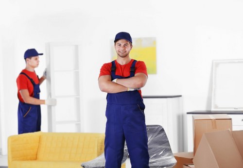 Removal team planning a home move in Fulham