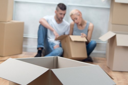 Loading furniture for a Fulham house or flat move