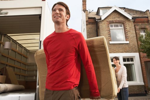 PPE and safety-focused removals team working in Fulham