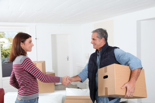 Local removals van prepared for a Fulham home or office relocation