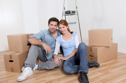 Furniture loading help from a van in Fulham