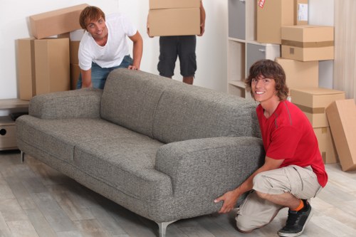 Packing boxes and moving supplies for a Fulham home move